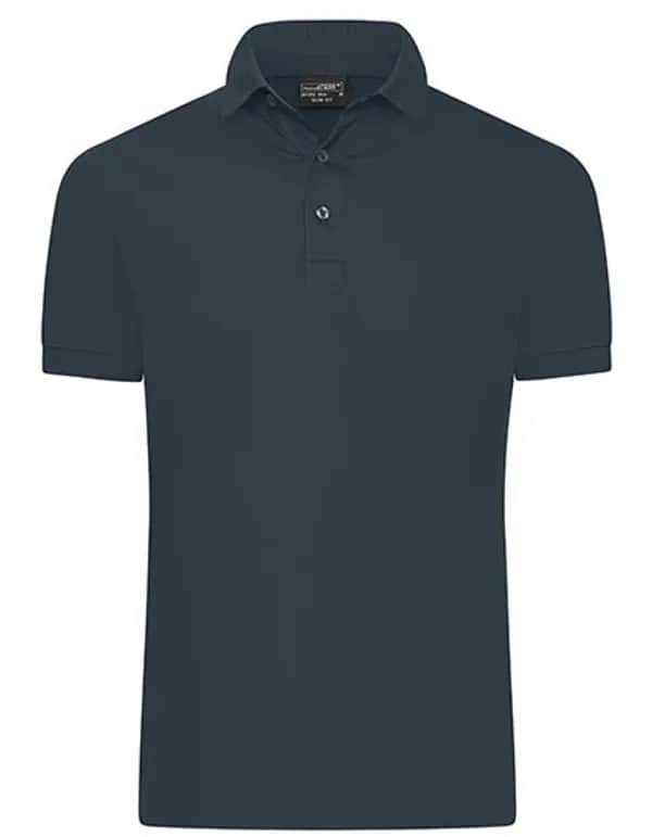 Men´s Mercerised Polo Slim Fit - Graphite