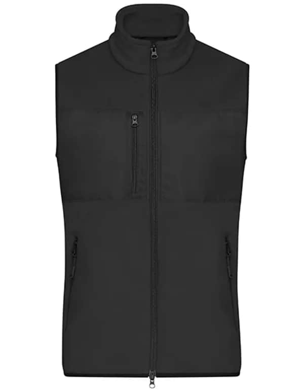 Men´s Fleece Vest - Black/Black