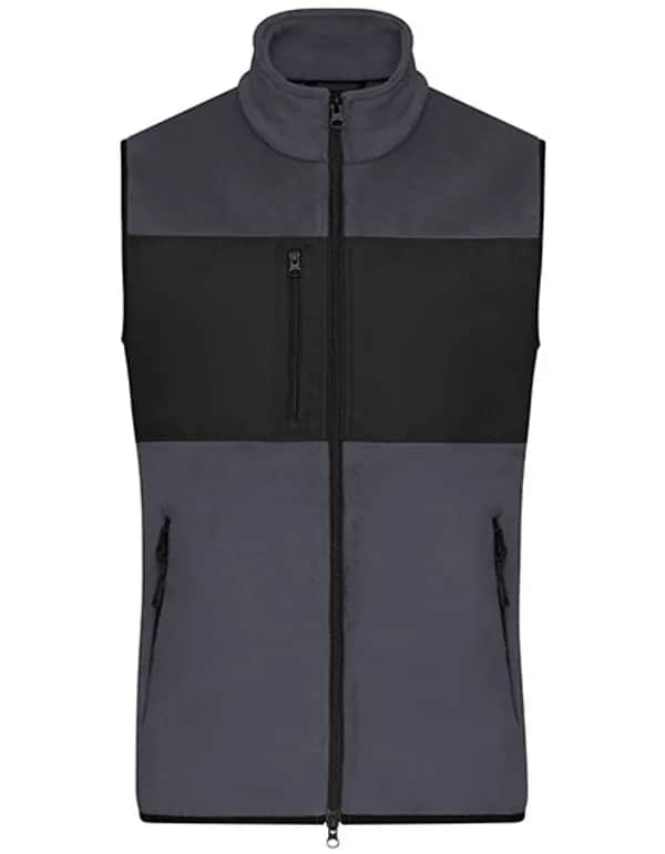 Men´s Fleece Vest - Carbon/Black