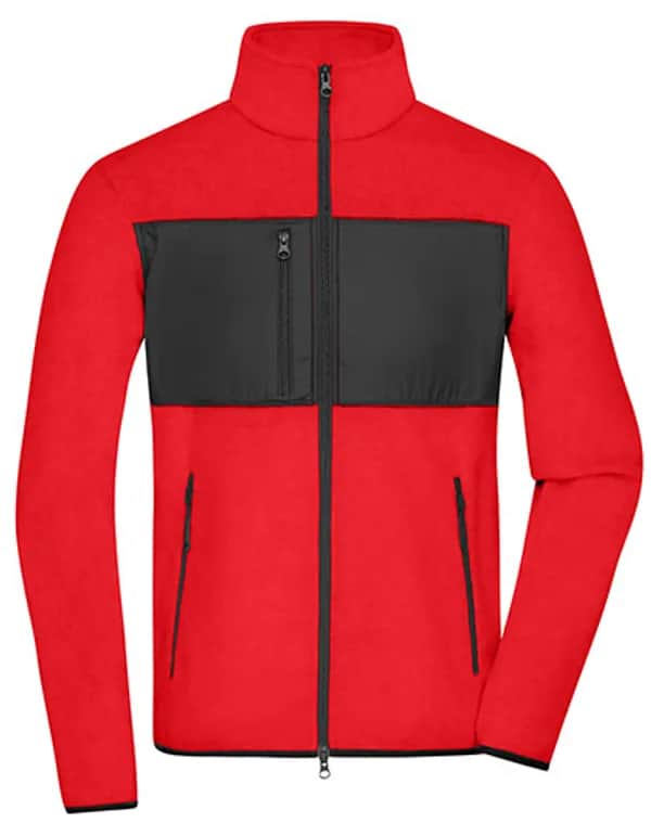 Men´s Fleece Jacket - Red/Black