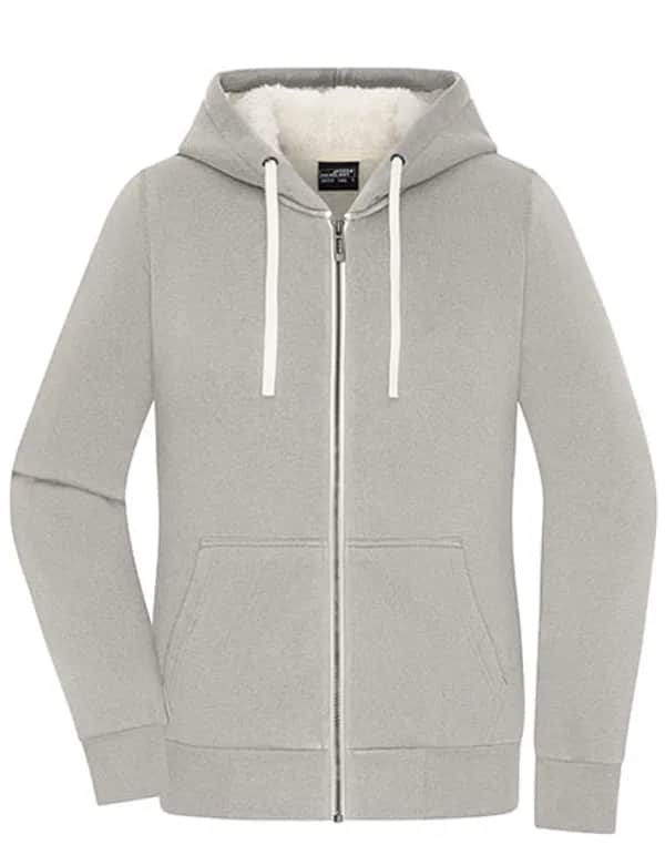Ladies´ Doubleface Jacket - Light Melange/Nature