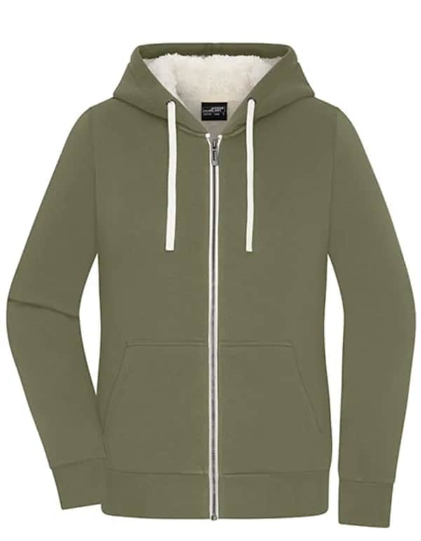 Ladies´ Doubleface Jacket - Olive/Nature