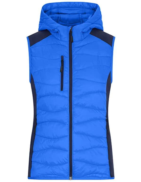 Ladies´ Hybrid Vest - Blue/Navy