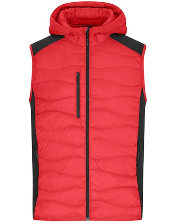 Men´s Hybrid Vest - Red/Black