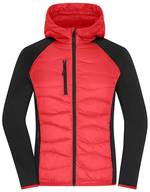 Ladies´ Hybrid Jacket - Red/Black
