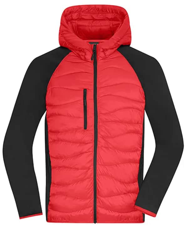 Men´s Hybrid Jacket - Red/Black