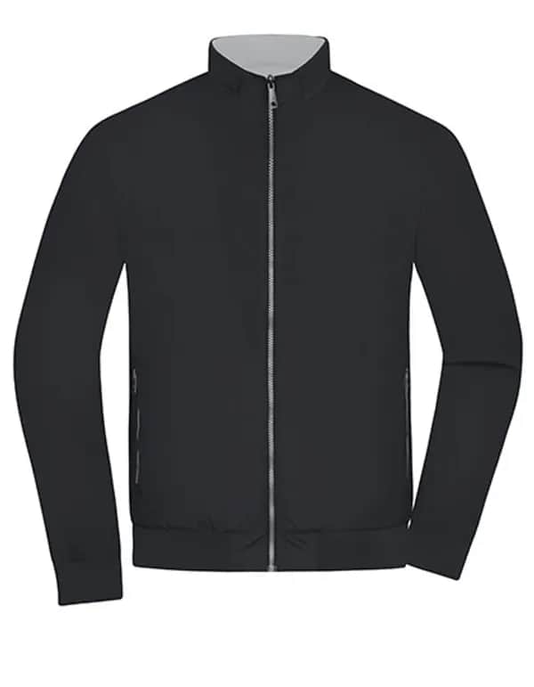 Men´s Reversible Blouson - Black/Silver (Solid)