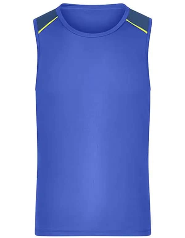 Men´s Running Tank - Peacock Blue