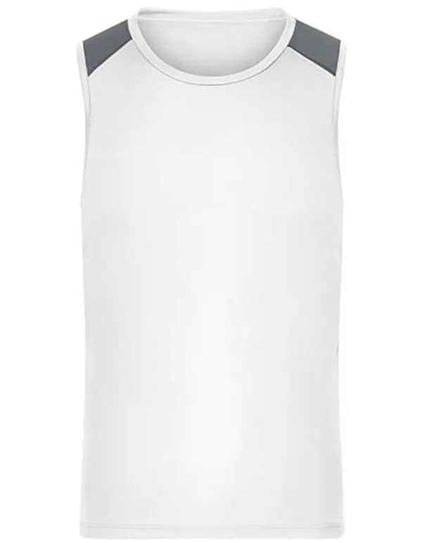 Men´s Running Tank - White