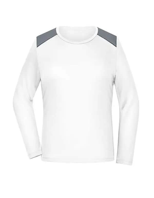 Ladies´ Running Shirt Longsleeve - White