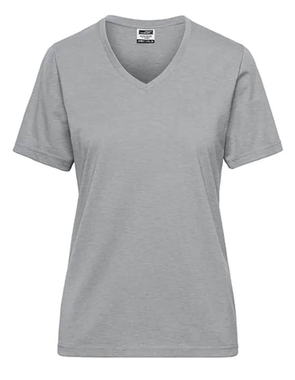 Ladies´ Bio Workwear T-Shirt - Grey Heather