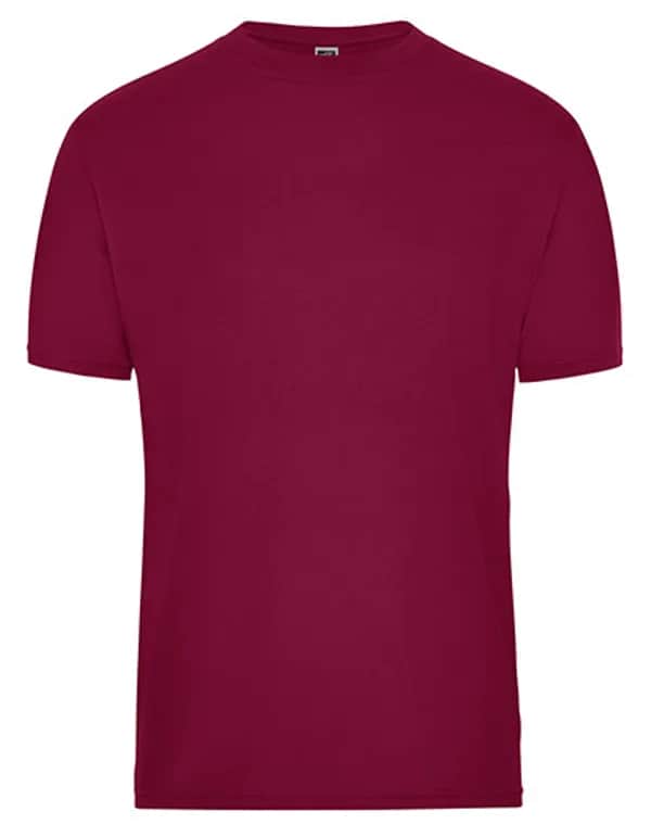 Men´s Bio Workwear T-Shirt - Wine