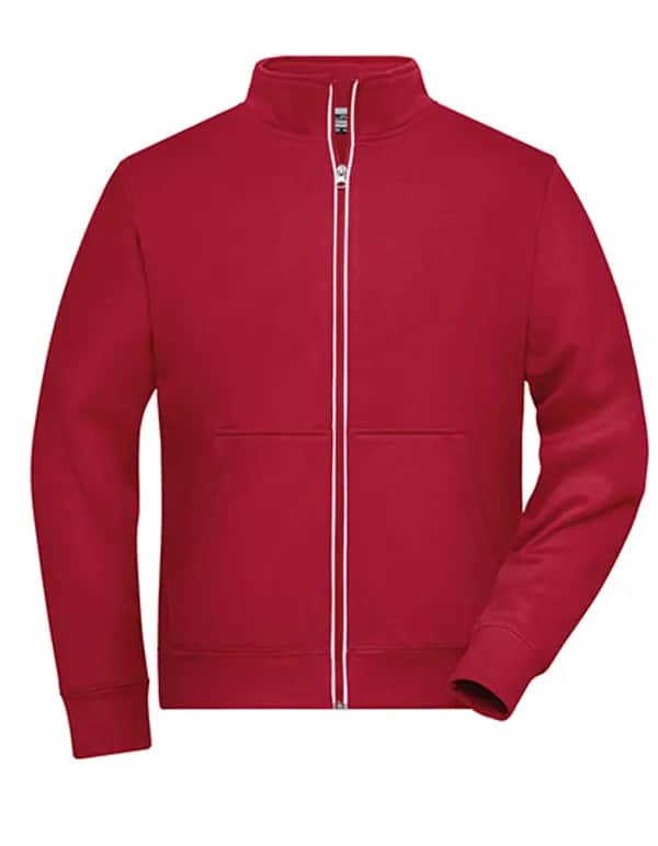 Men´s Doubleface Work Jacket -SOLID- - Red