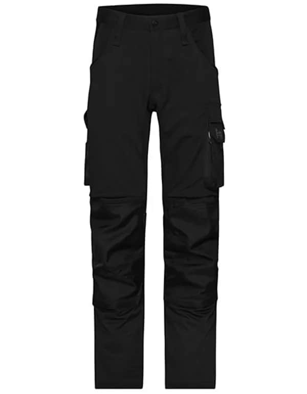 Workwear Stretch-Pants Slim Line - Black/Black