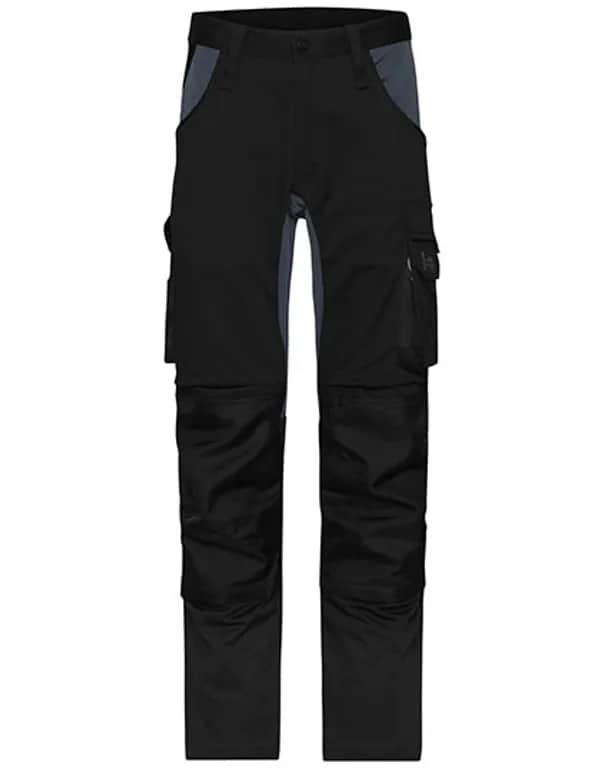 Workwear Stretch-Pants Slim Line - Black/Carbon