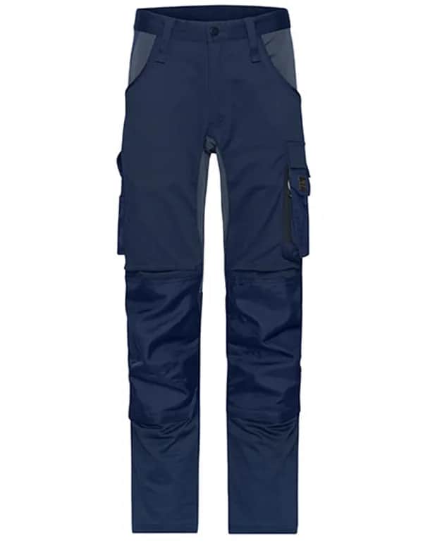 Workwear Stretch-Pants Slim Line - Navy/Carbon