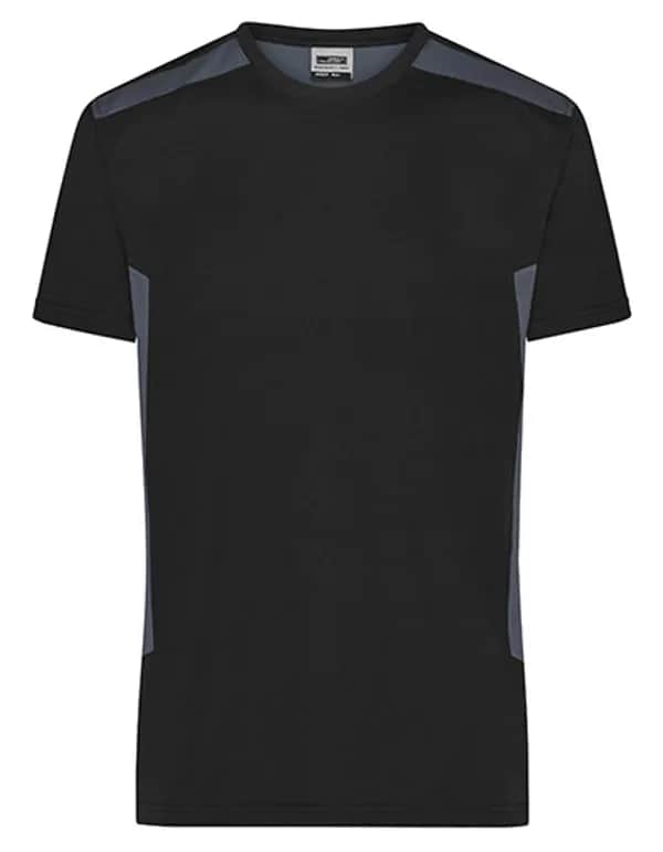 Men´s Workwear T-Shirt -STRONG- - Black/Carbon