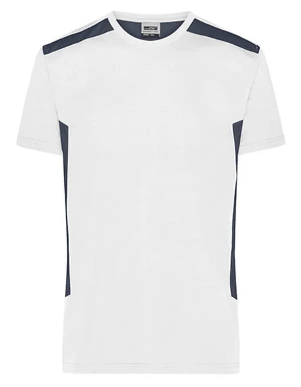 Men´s Workwear T-Shirt -STRONG- - White/Carbon