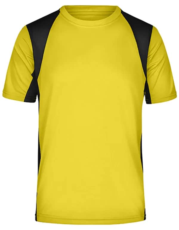 Men´s Running-T - Yellow/Black