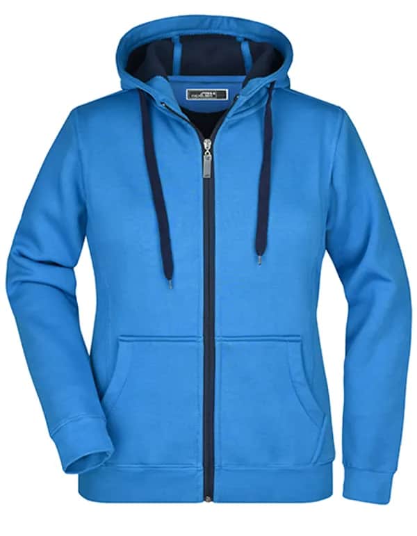 Ladies´ Doubleface Jacket - Azur/Navy