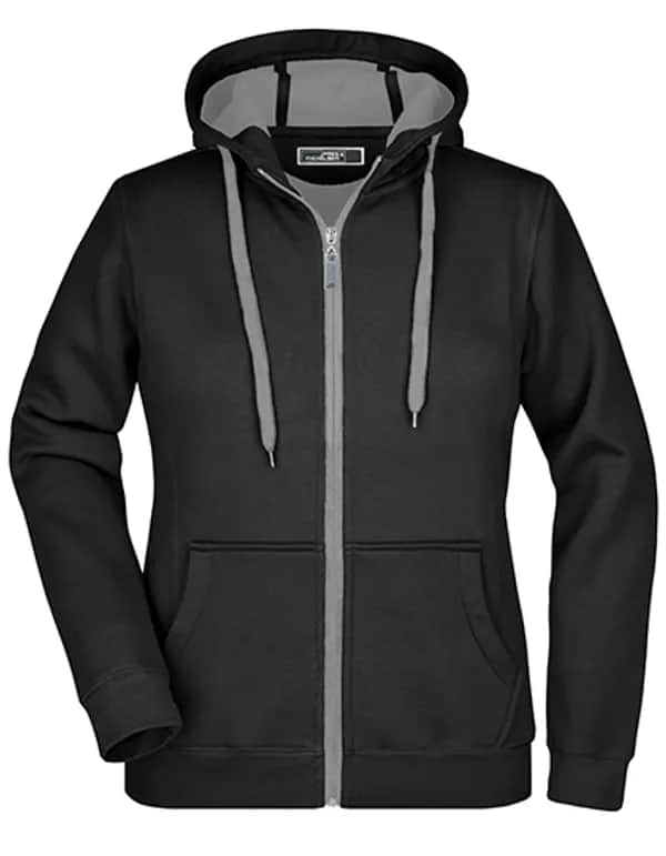 Ladies´ Doubleface Jacket - Black/Carbon