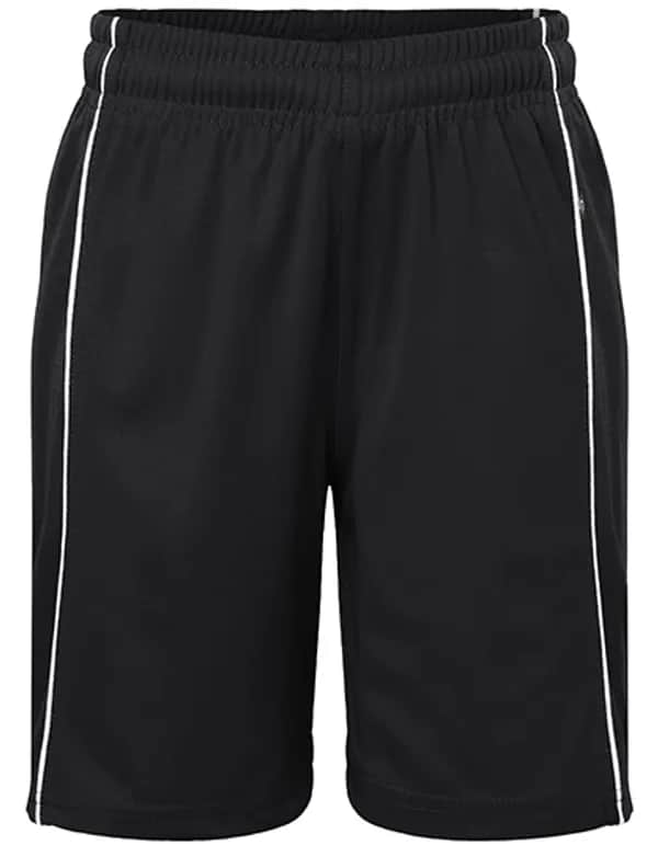 Junior Basic Team Shorts - Black/White