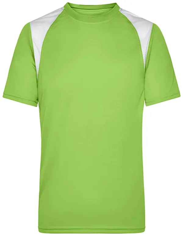 Men´s Running-T - Lime Green/White
