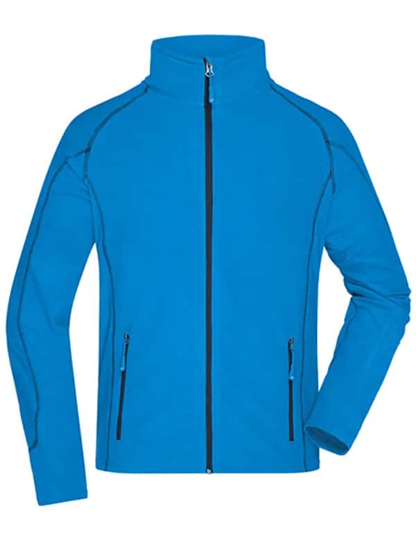 Men´s Structure Fleece Jacket - Aqua/Navy