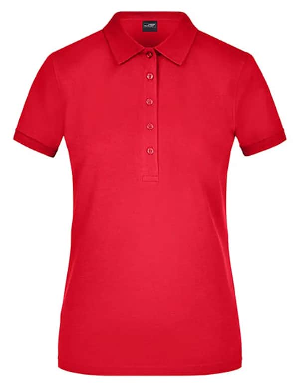Ladies´ Elastic Polo Piqué - Red