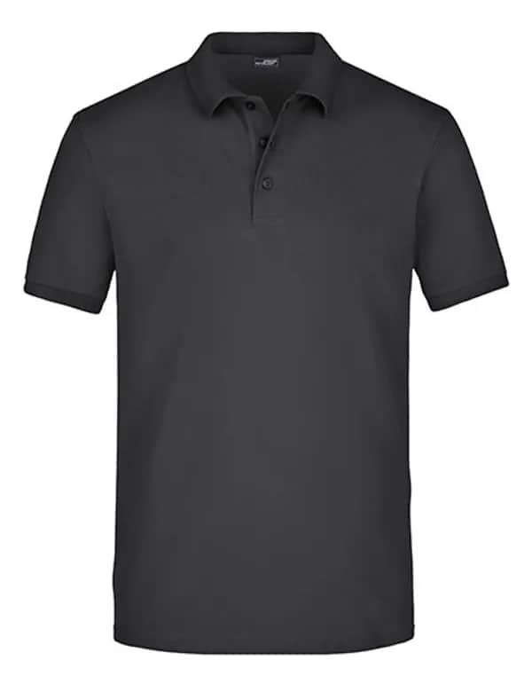 Men´s Elastic Polo Piqué - Black