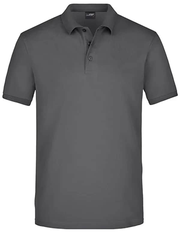 Men´s Elastic Polo Piqué - Graphite (Solid)