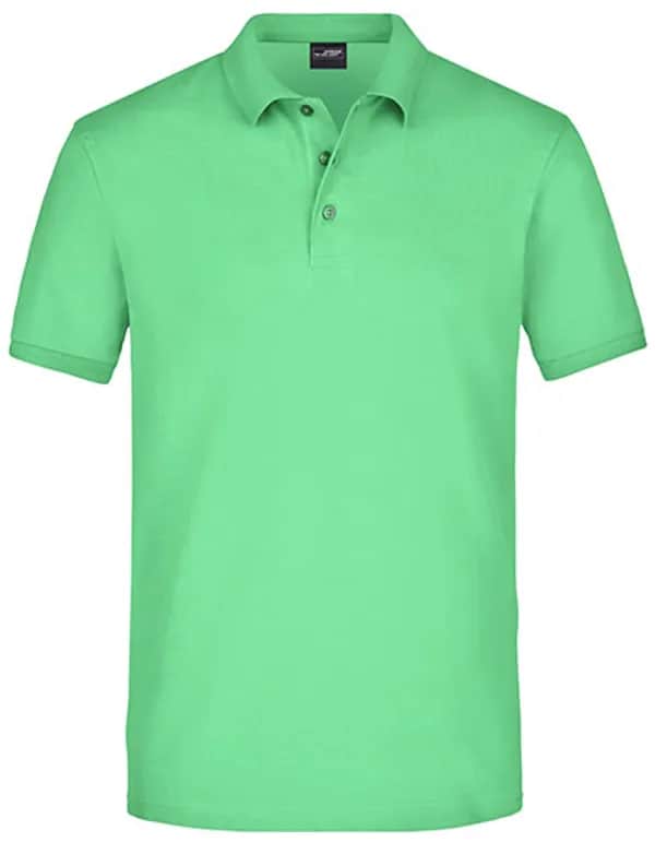 Men´s Elastic Polo Piqué - Lime Green