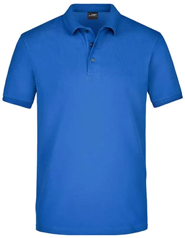 Men´s Elastic Polo Piqué - Royal