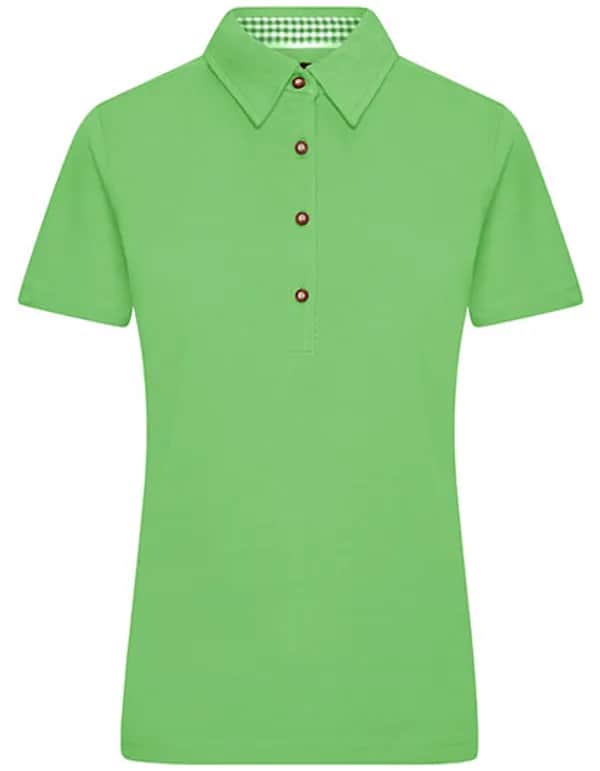 Ladies´ Traditional Polo - Lime Green/Lime Green/White
