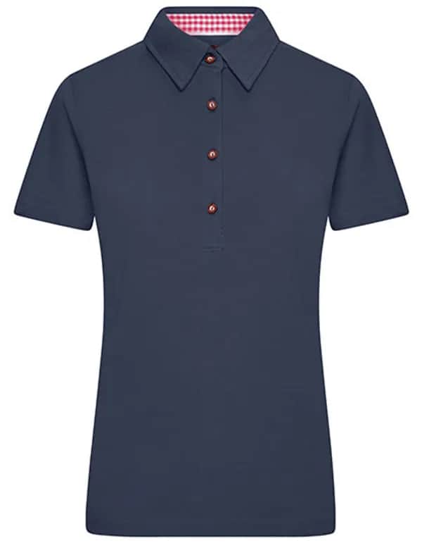 Ladies´ Traditional Polo - Navy/Red/White