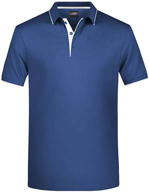 Men´s Polo Stripe - Navy/White
