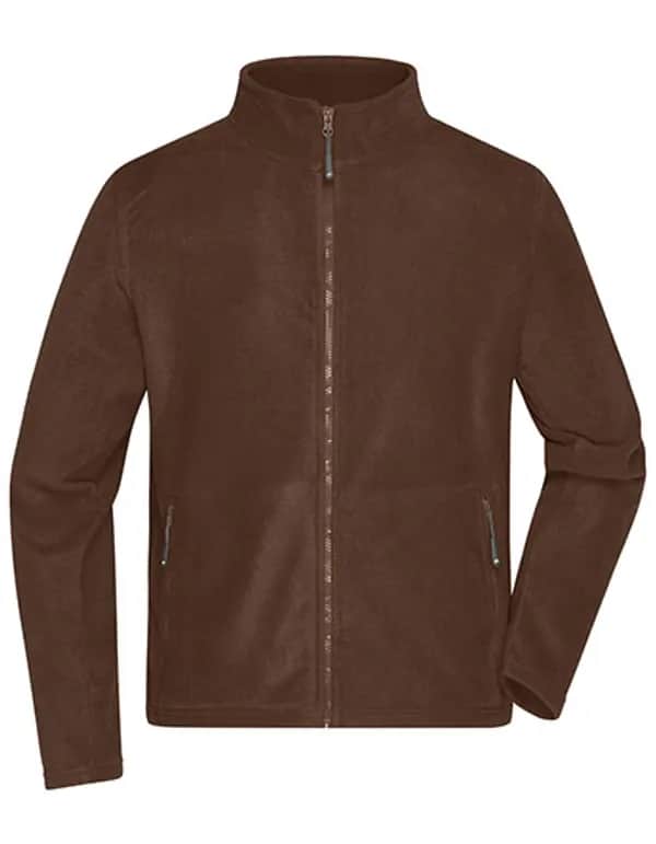 Men´s Fleece Jacket - Brown
