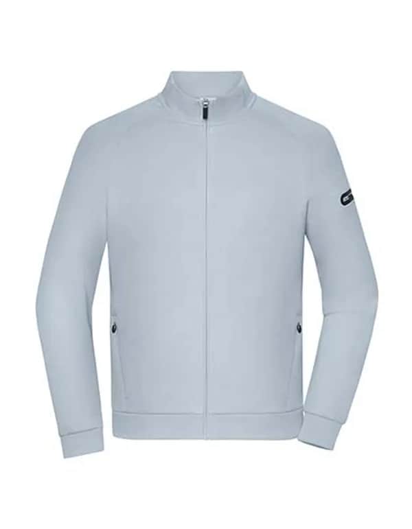Men´s Zip Jacket Interlock - Milky Blue