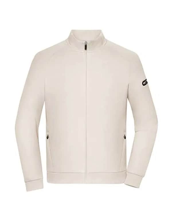 Men´s Zip Jacket Interlock - Sandstone