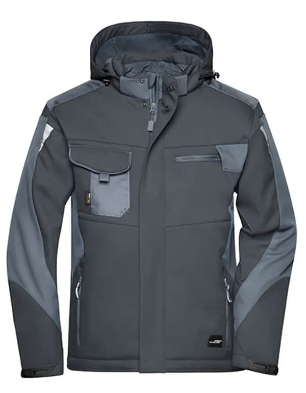 Craftsmen Softshell Jacket -STRONG- - Black/Carbon