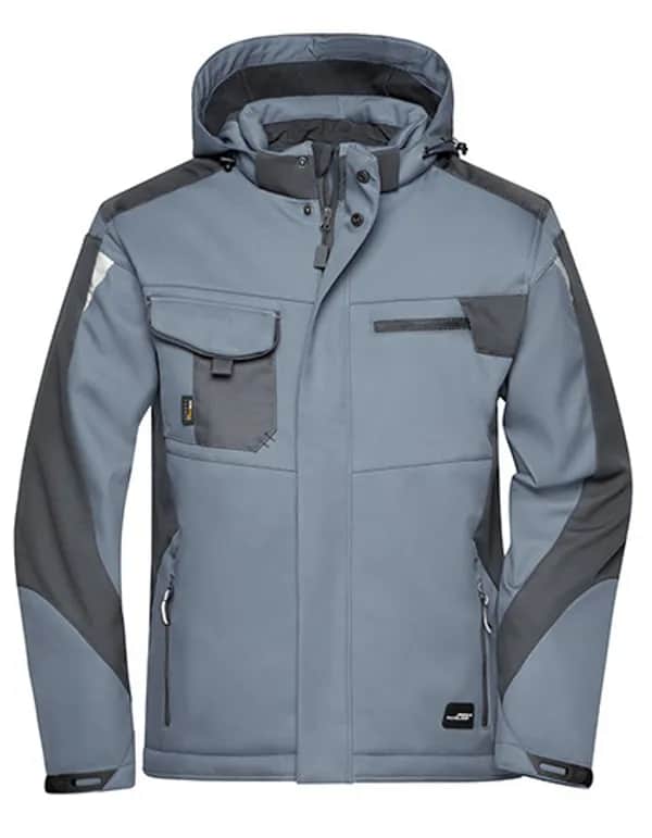 Craftsmen Softshell Jacket -STRONG- - Carbon/Black
