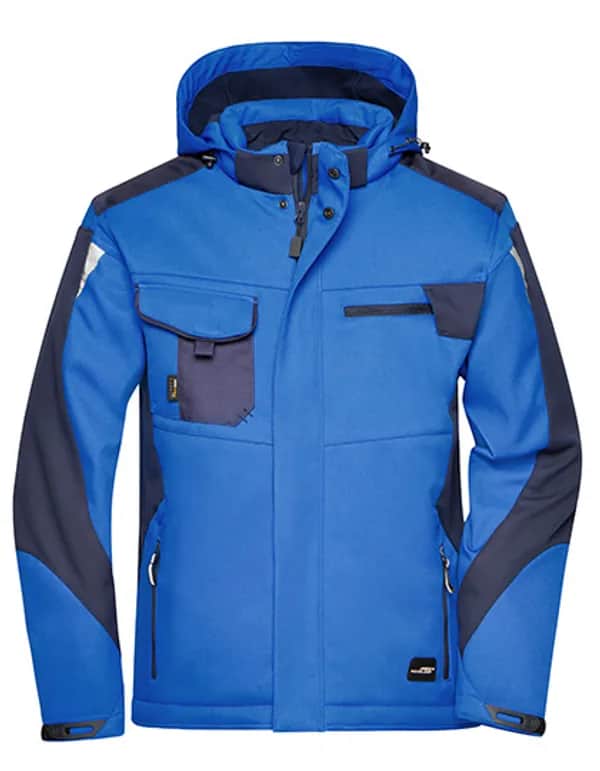 Craftsmen Softshell Jacket -STRONG- - Royal/Navy