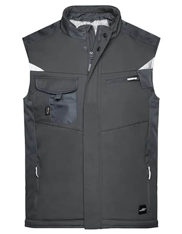 Craftsmen Softshell Vest -STRONG- - Black/Black