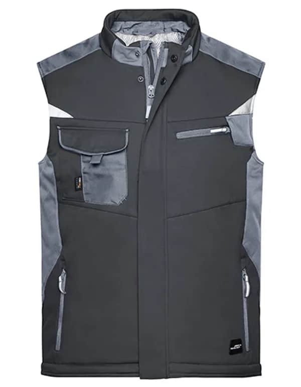 Craftsmen Softshell Vest -STRONG- - Black/Carbon