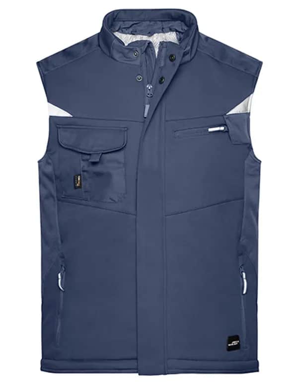 Craftsmen Softshell Vest -STRONG- - Navy/Navy