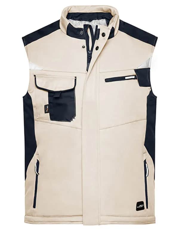 Craftsmen Softshell Vest -STRONG- - Stone/Black