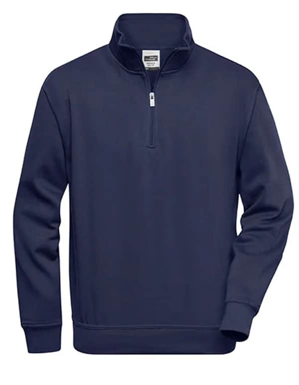 Workwear Half Zip Sweat - Navy