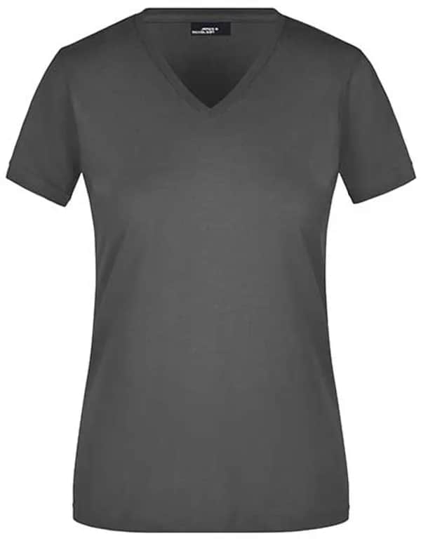 Ladies´ Slim Fit V-T - Graphite (Solid)