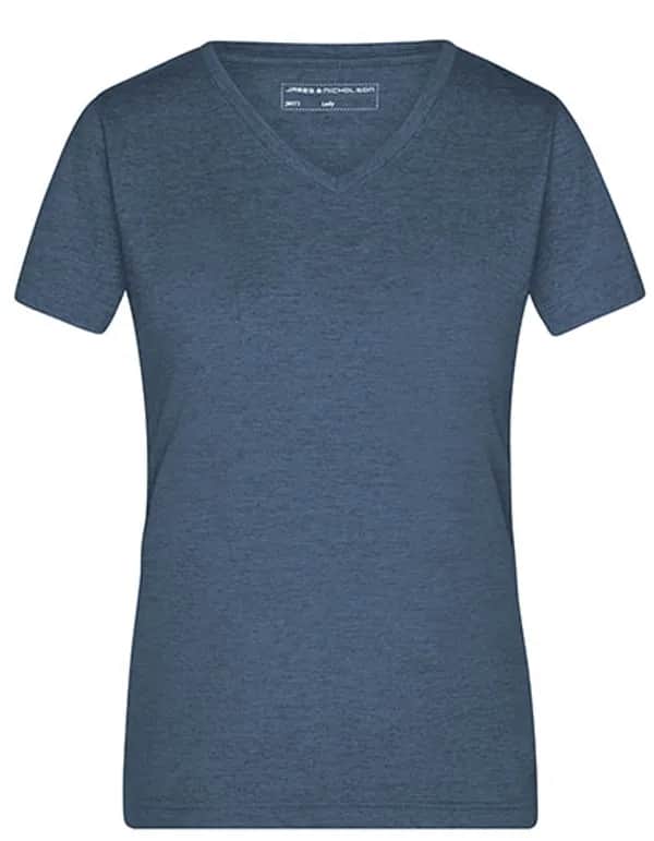 Ladies´ Heather T-Shirt - Blue Melange