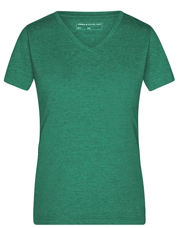 Ladies´ Heather T-Shirt - Green Melange